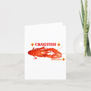 Crawfish Trails I Travel Holiday Card