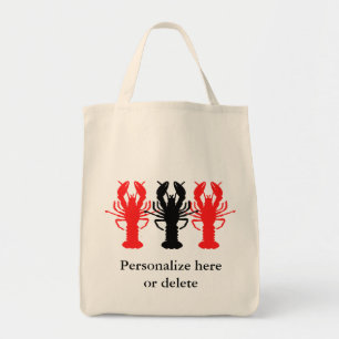 Crawfish Trio grocery tote Bag