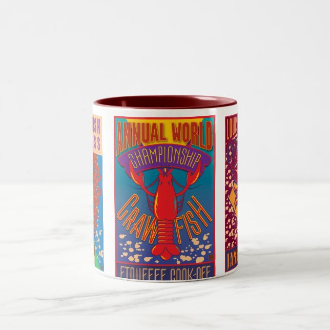 Crawfish Two-Tone Coffee Mug (Center)