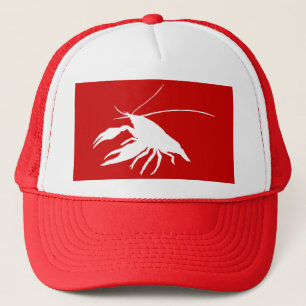 crawfish's　silhouette (White) Trucker Hat