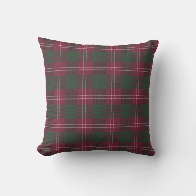 Crawford Ancient Original Scottish Tartan Cushion (Front)