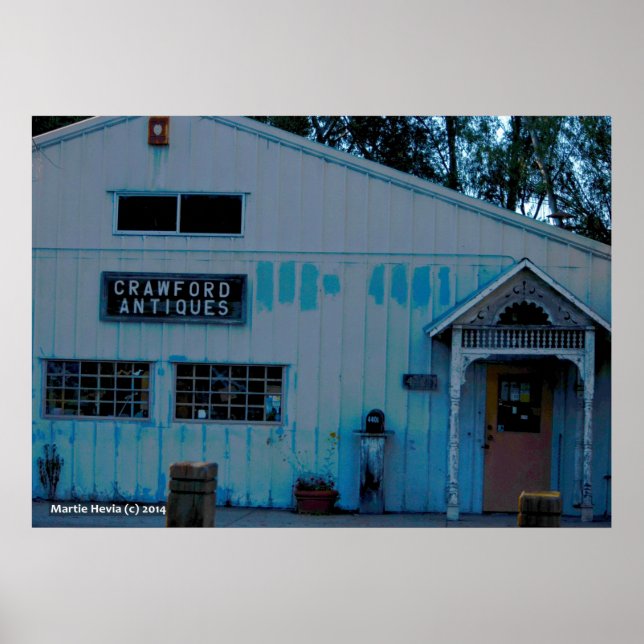 Crawford Antiques Poster (Front)