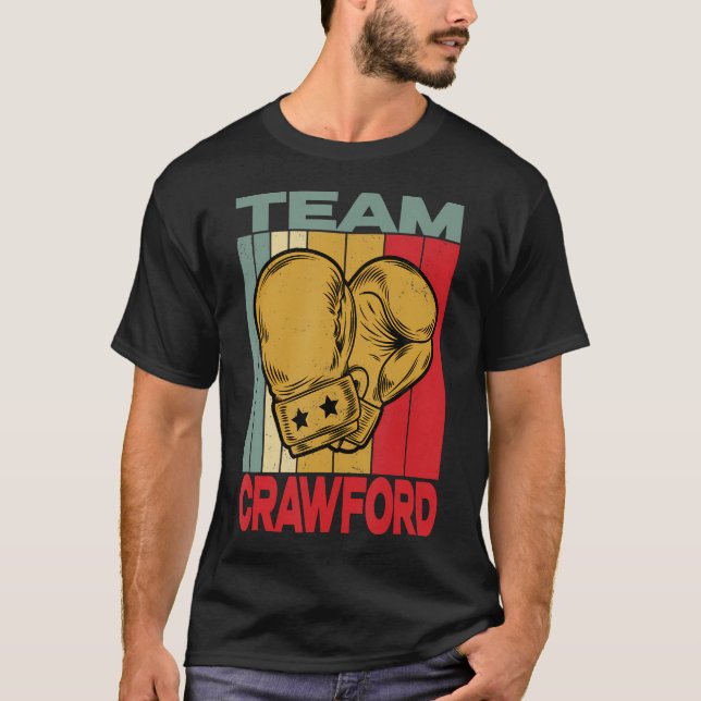 Crawford Era Last Name Retro Family Name Crawford  T-Shirt (Front)