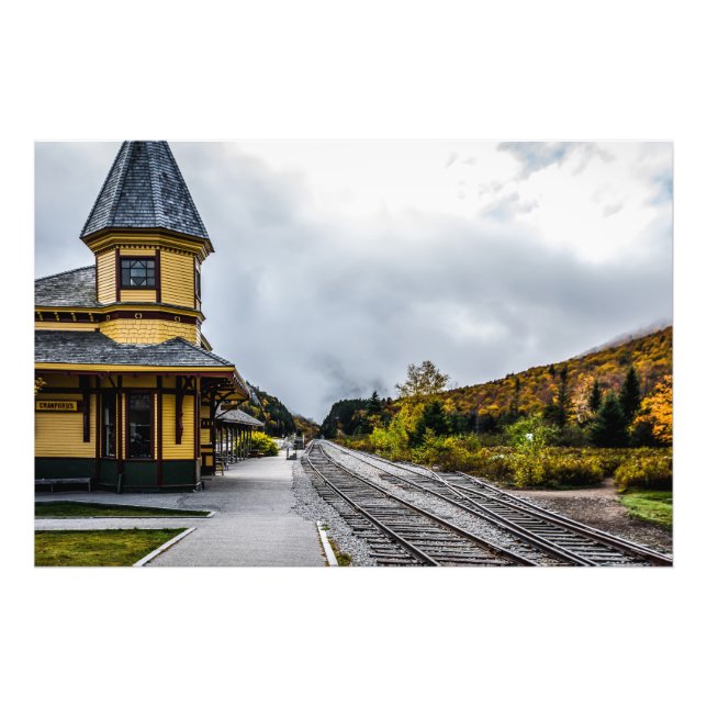 Crawford Notch Train Station Photo Print (Front)