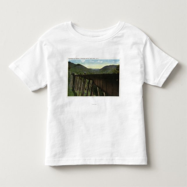 Crawford Notch View of Frankenstein Trestle Toddler T-Shirt (Front)