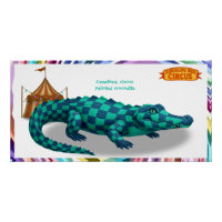 Crawford, painted circus crocodile