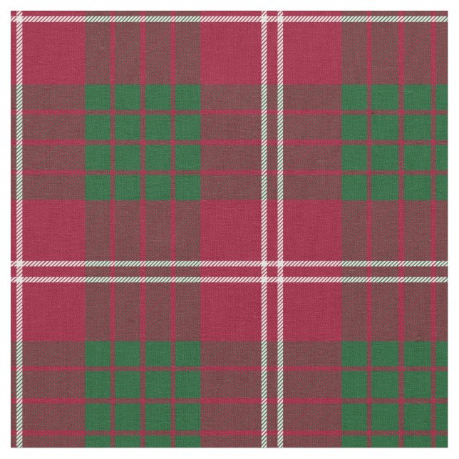 Crawford Tartan Print Fabric (Close Up)