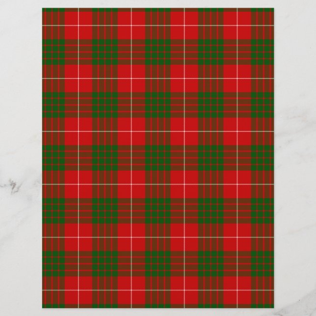 Crawford tartan red green plaid (Front)