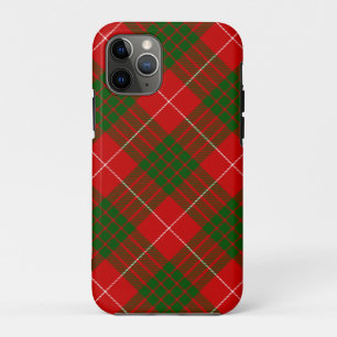 Crawford tartan red green plaid iPhone 11 pro case