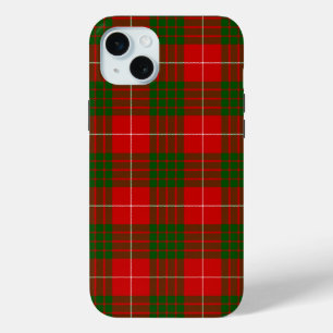 Crawford tartan red green plaid iPhone 15 mini case