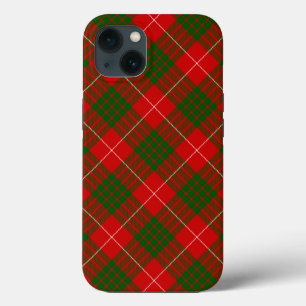 Crawford tartan red green plaid iPhone 13 case