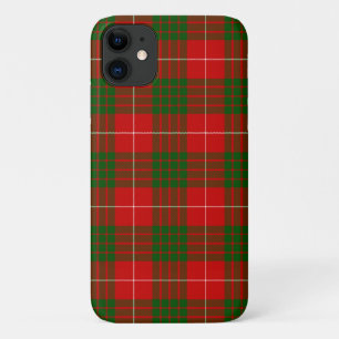 Crawford tartan red green plaid iPhone 11 case