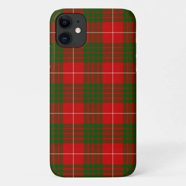 Crawford tartan red green plaid Case-Mate iPhone case (Back)