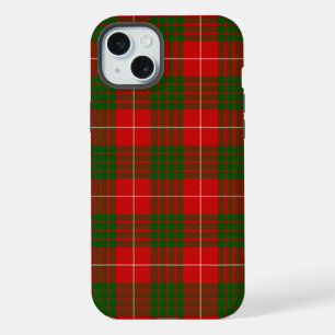 Crawford tartan red green plaid iPhone 15 plus case
