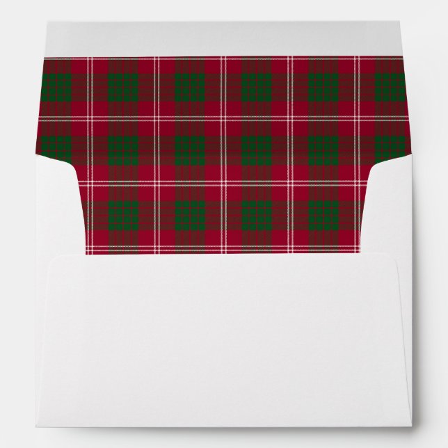 Crawford Tartan Wedding Envelopes (Back (Bottom))