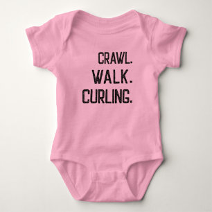 Crawl Walk Curling Baby Bodysuit