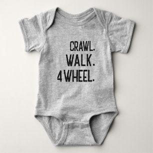 Crawl Walk Four-wheel, Atv Baby Bodysuit