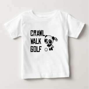 Crawl Walk Golf Baby T-Shirt