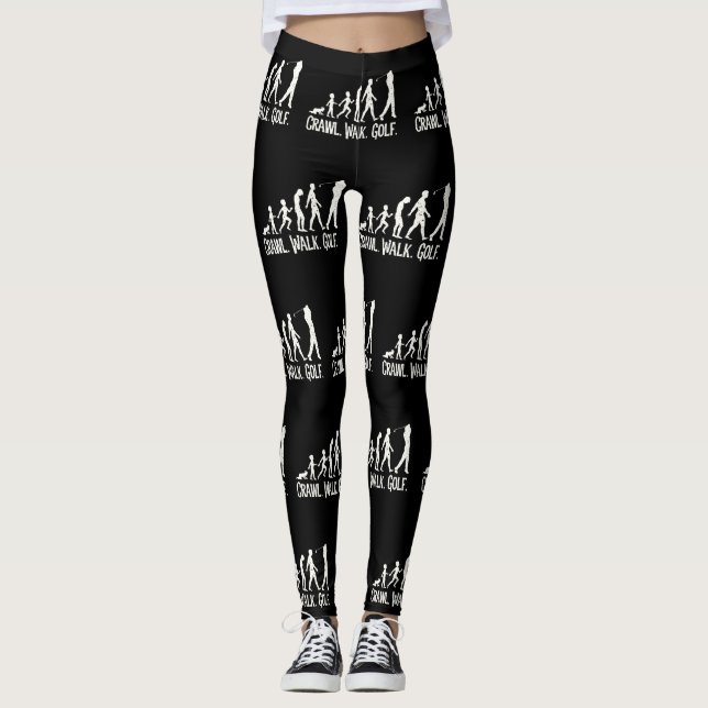 Crawl Walk Golf Leggings (Front)