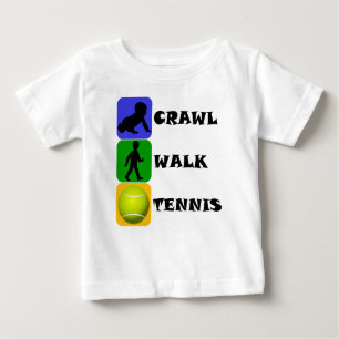 Crawl Walk Tennis Baby T-Shirt