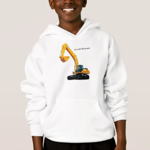 Crawler Excavator for Boys'-Hanes-Hoodie