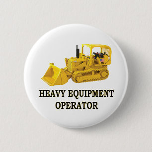 CRAWLER LOADER 6 CM ROUND BADGE