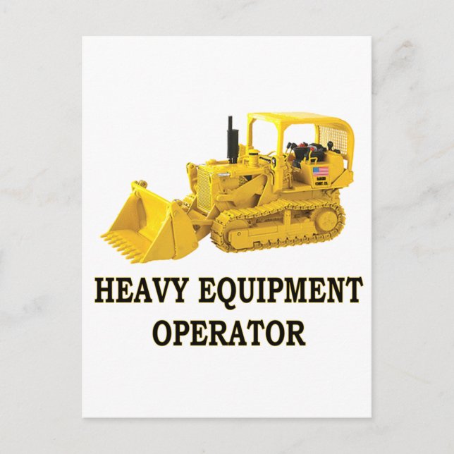 CRAWLER LOADER POSTCARD (Front)