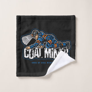 CRAWLING COAL MINER WASH CLOTH