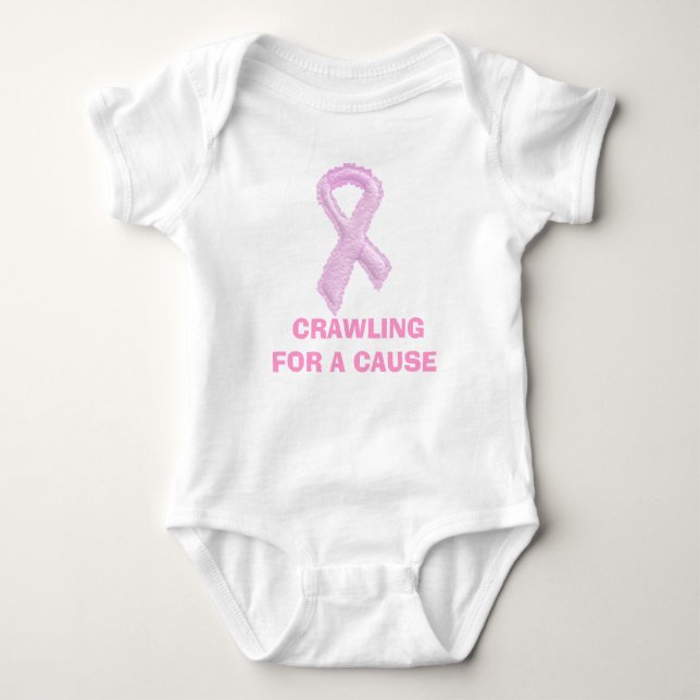 CRAWLING FOR A CAUSE BABY BODYSUIT (Front)