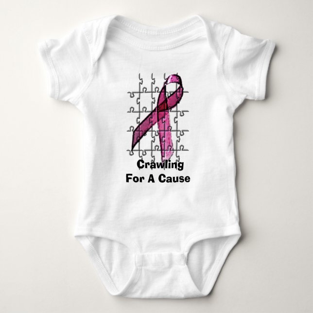 Crawling For A Cause II Baby Bodysuit (Front)