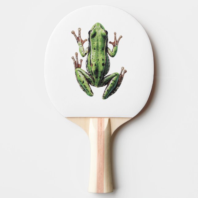 Crawling Frog Ping Pong Paddle (Front)