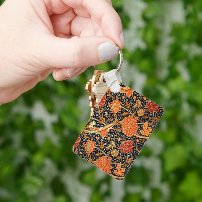 Cray, a William Morris pattern,  Key Ring (Hand)