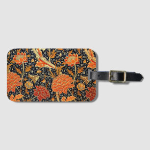 Cray, a William Morris vintage design Luggage Tag