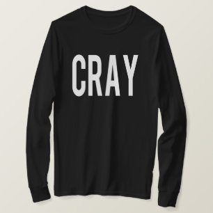 Cray Black LS Tee