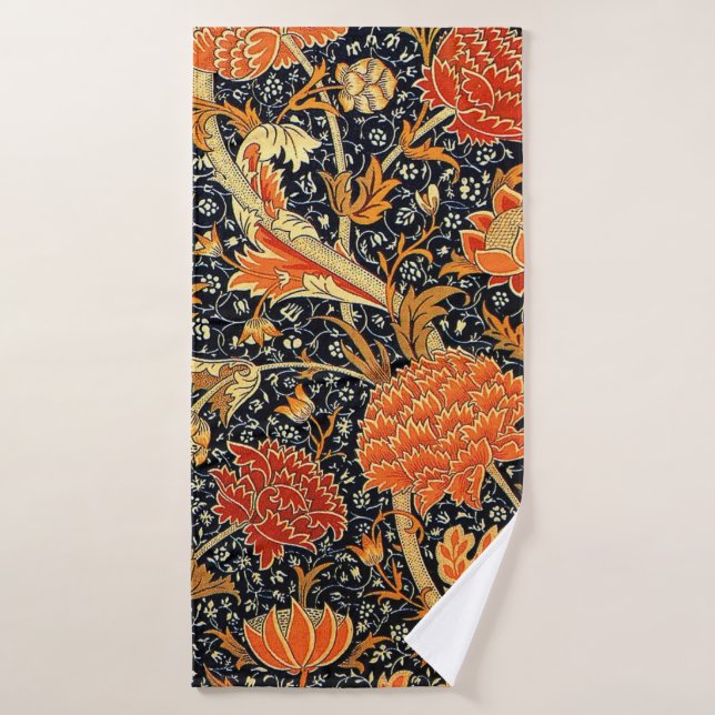 Cray by William Morris Bath Towel (Bath Towel)