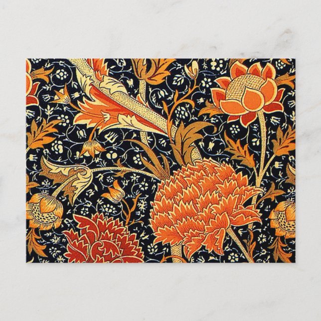Cray by William Morris Holiday Postcard (Front)