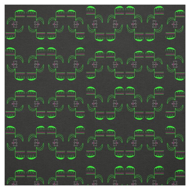 Cray Cray Venus Flytrap Pattern Fabric  (Swatch)