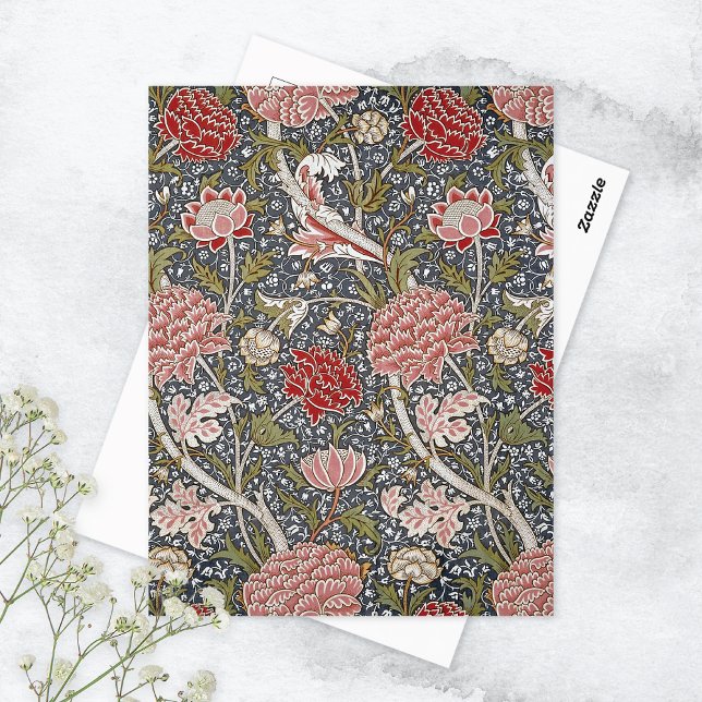 Cray Floral Textile Pattern William Morris Postcard (Creator Uploaded)
