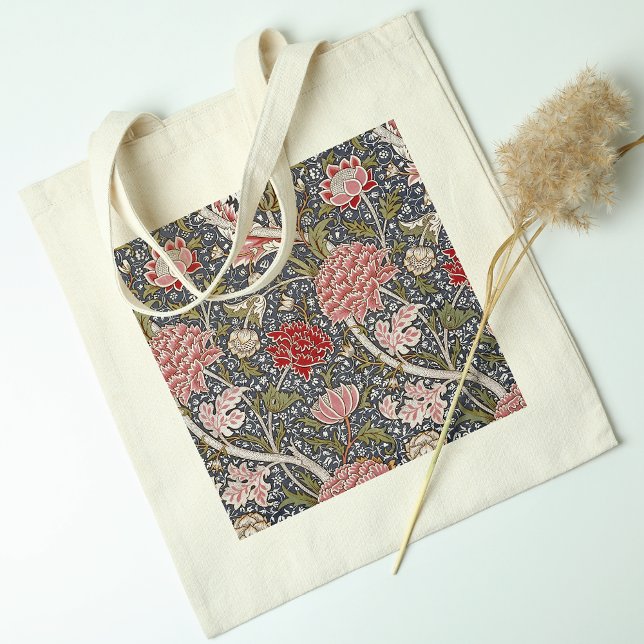 Cray Floral Textile William Morris Tote Bag (Creator Uploaded)