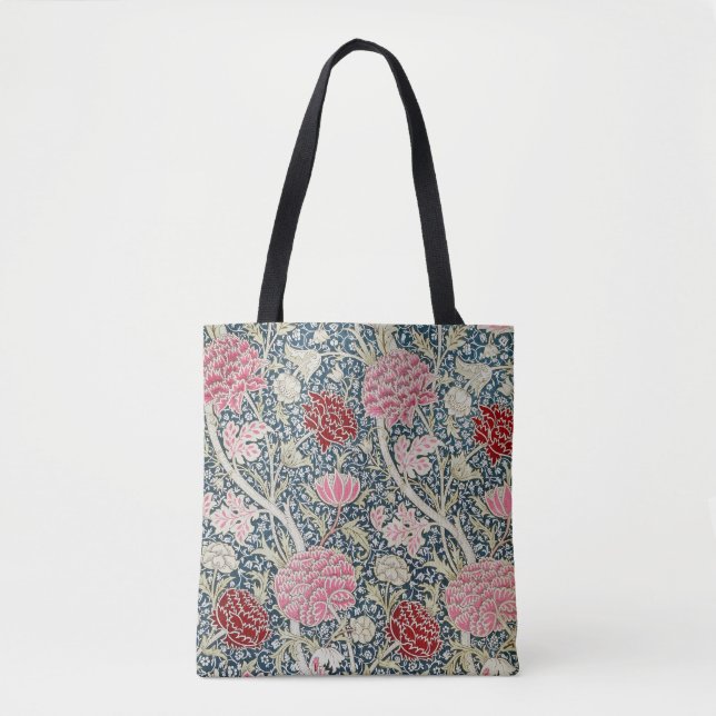 Cray Pattern (by William Morris) Tote Bag (Front)