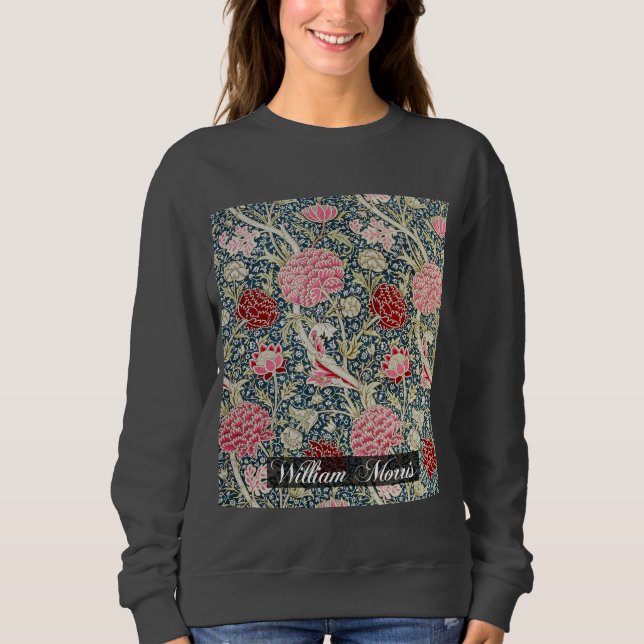 Cray Pattern - flowers&leaves - WilliamMorris Sweatshirt (Front)