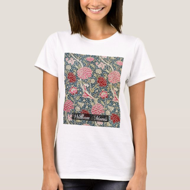 Cray Pattern - flowers&leaves - WilliamMorris T-Shirt (Front)