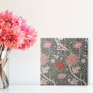 Cray Textile Floral William Morris Tile