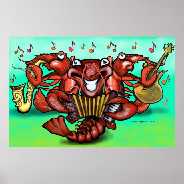 Crayfish Band Poster (Front)