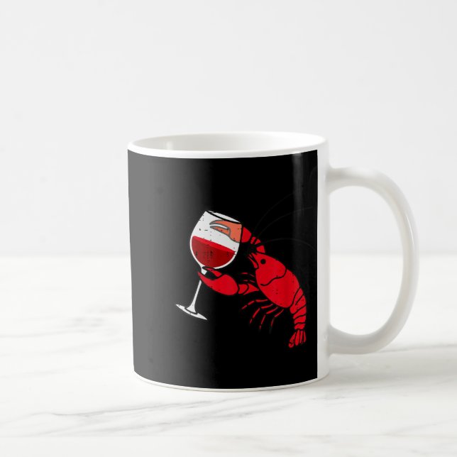 Crayfish Boil Party Funny Crawfish Lobster Seafood Coffee Mug (Right)