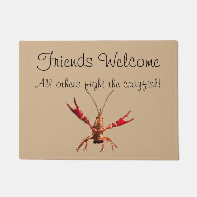 Crayfish Doormat (Front)