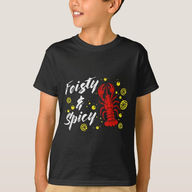 Crayfish Feisty And Scy Lemons Crawfish Women Men  T-Shirt (Front)