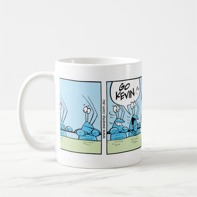 Crayfish Funny Restaurant Comic Coffee Mug (Left)