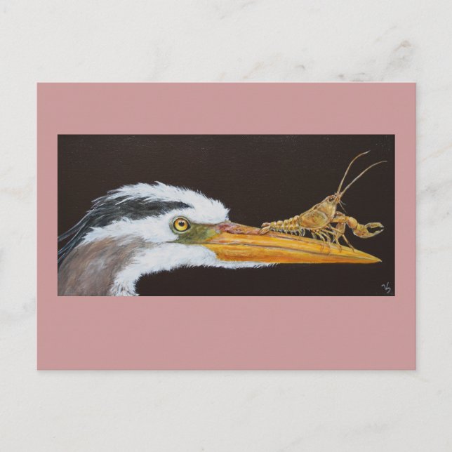 Crayfish Learns to Leap postcard (Front)