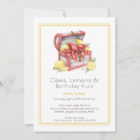 Crayfish & Lemon Treasure Chest Birthday